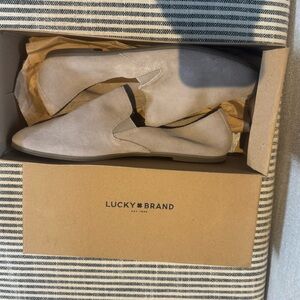 Lucky Brand Charsa2 Suede Leather Loafer Flats